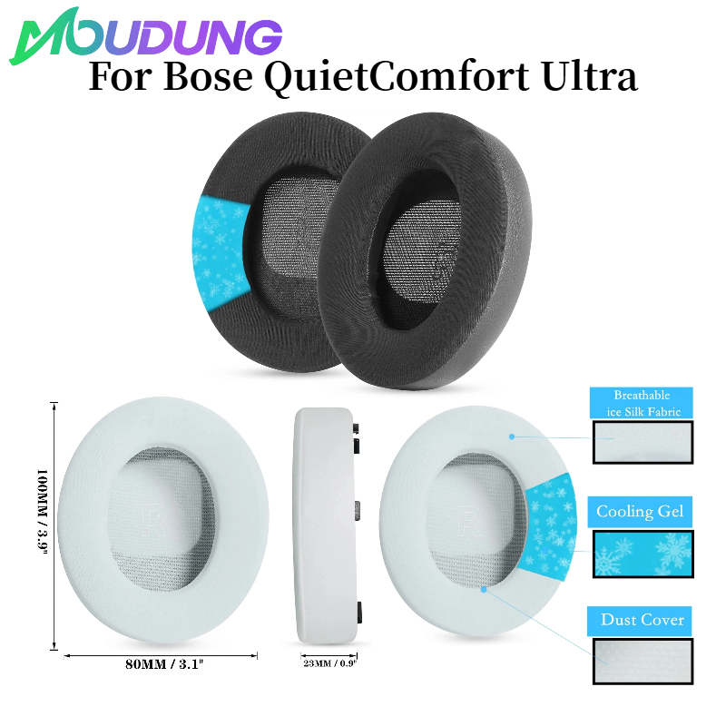 Bose Headphone Qc Ultra - Mooudung almofadas de ouvido de gel