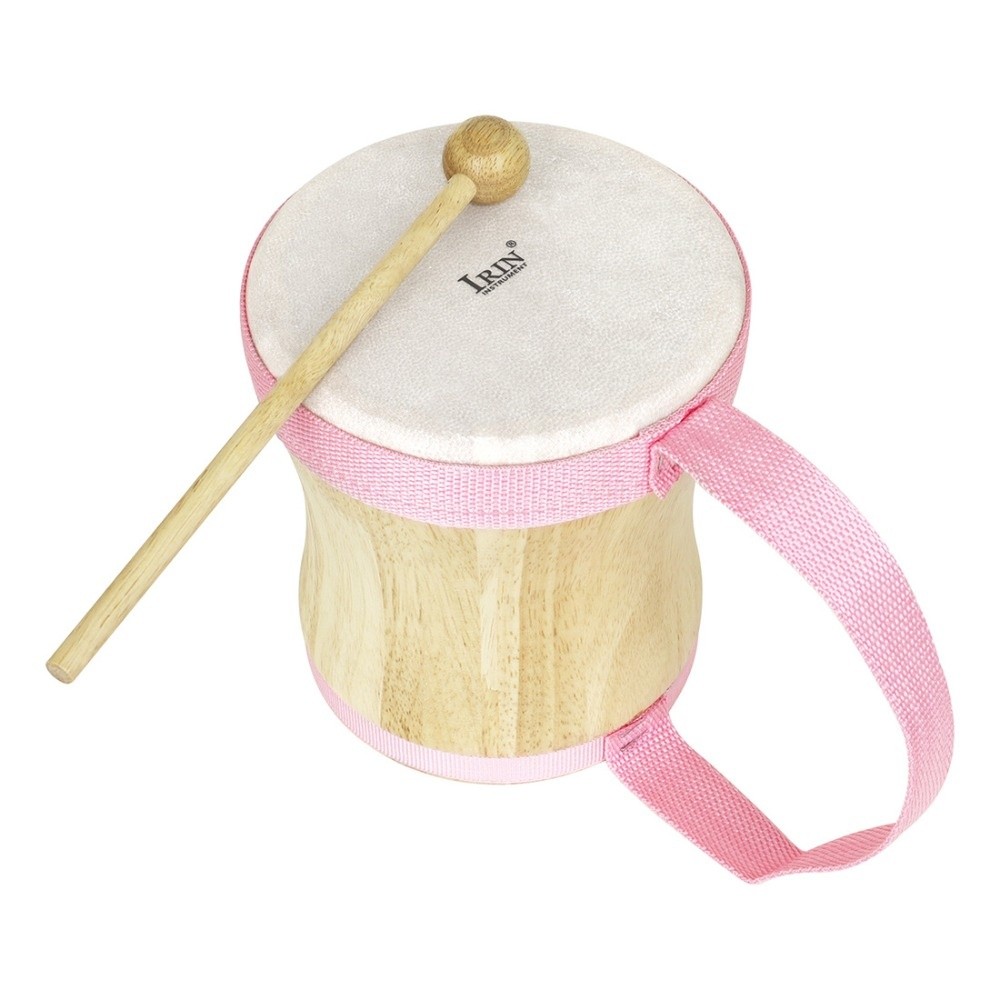 Tambourine Hand Drum - Tambor Indiano de Madeira para Educação