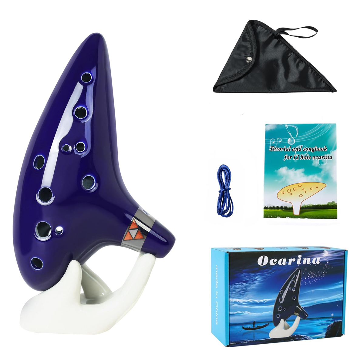 Song With Musical Instrument - Nova Ocarina Cerâmica de 12 Tons