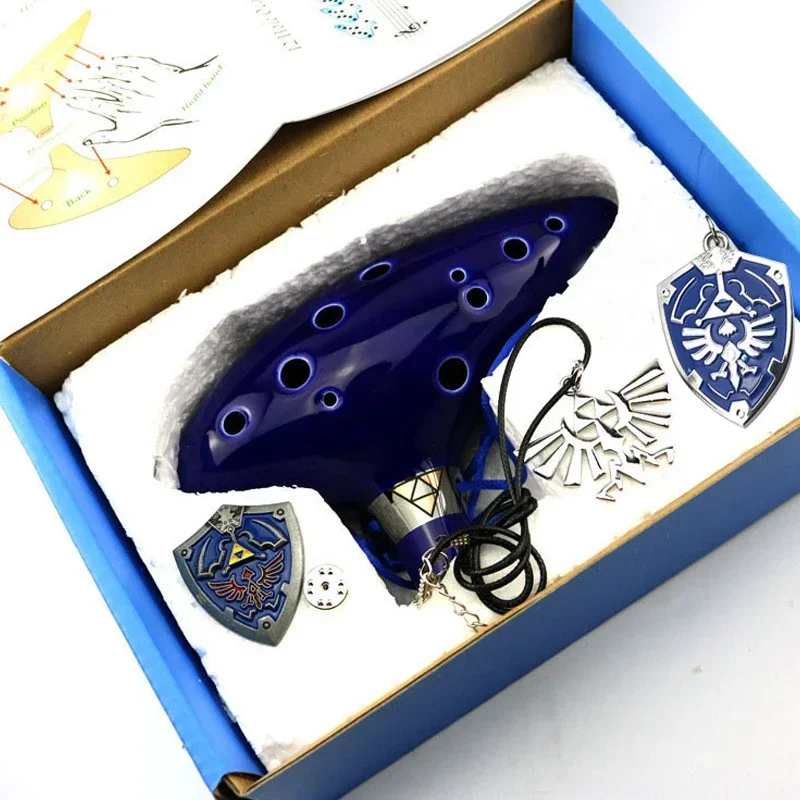 Song With Musical Instrument - Quente ﻿ Ocarina de Cerâmica Legend