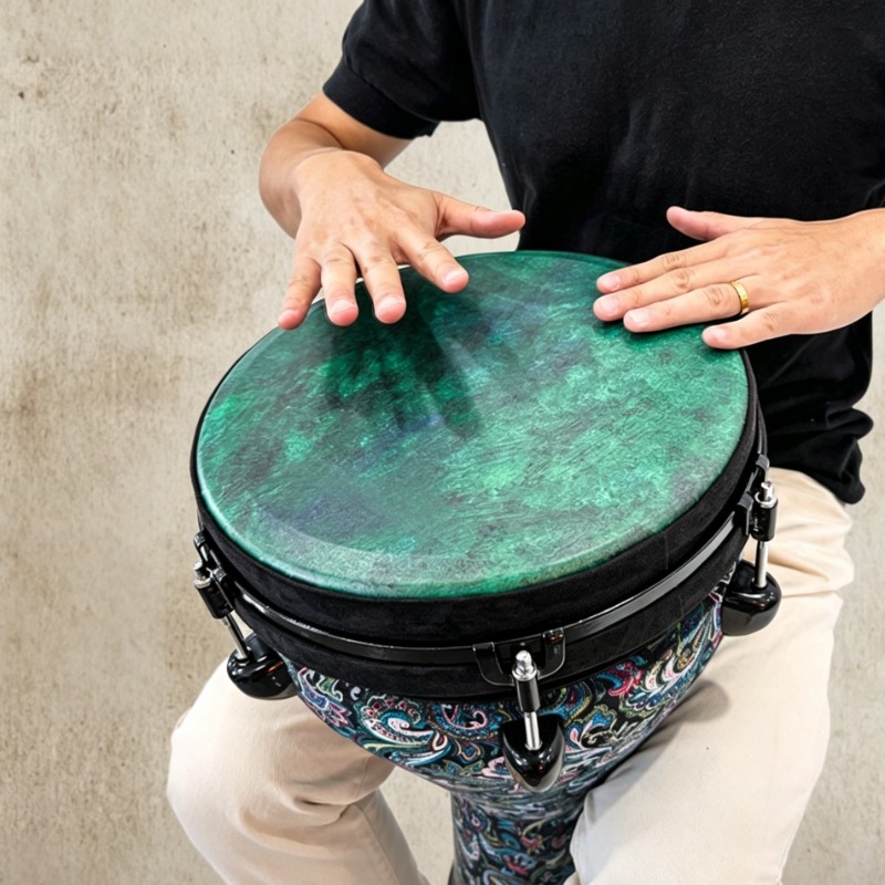 Musical Instrument Djembe - Tambor Africano Portátil de 12 Polegadas,