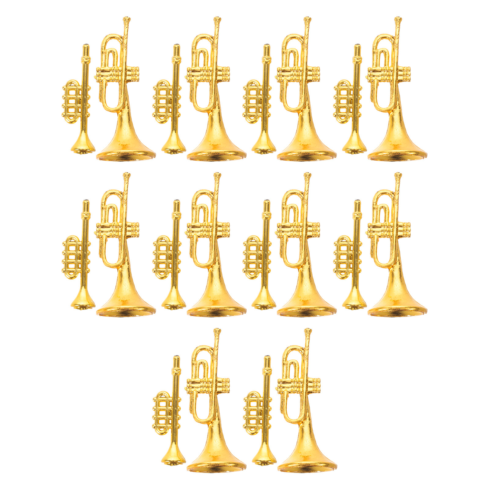 Musical Instrument Xmas Ornaments - 20 Peças de Ornamentos Musicais Miniatura