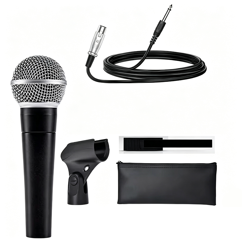 Shure Mic Sm58 - Microfone dinâmico profissional com fio para