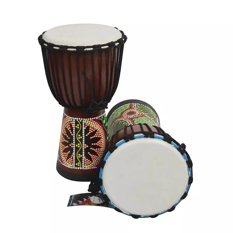 Musical Instrument Djembe - Tambor djembe africano de 12 polegadas,