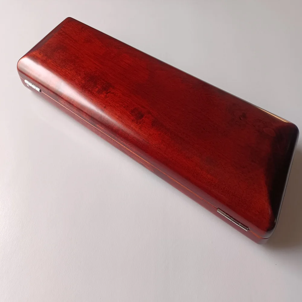 Musical Instrument Sounds - Estojo de Flauta em Madeira Maple