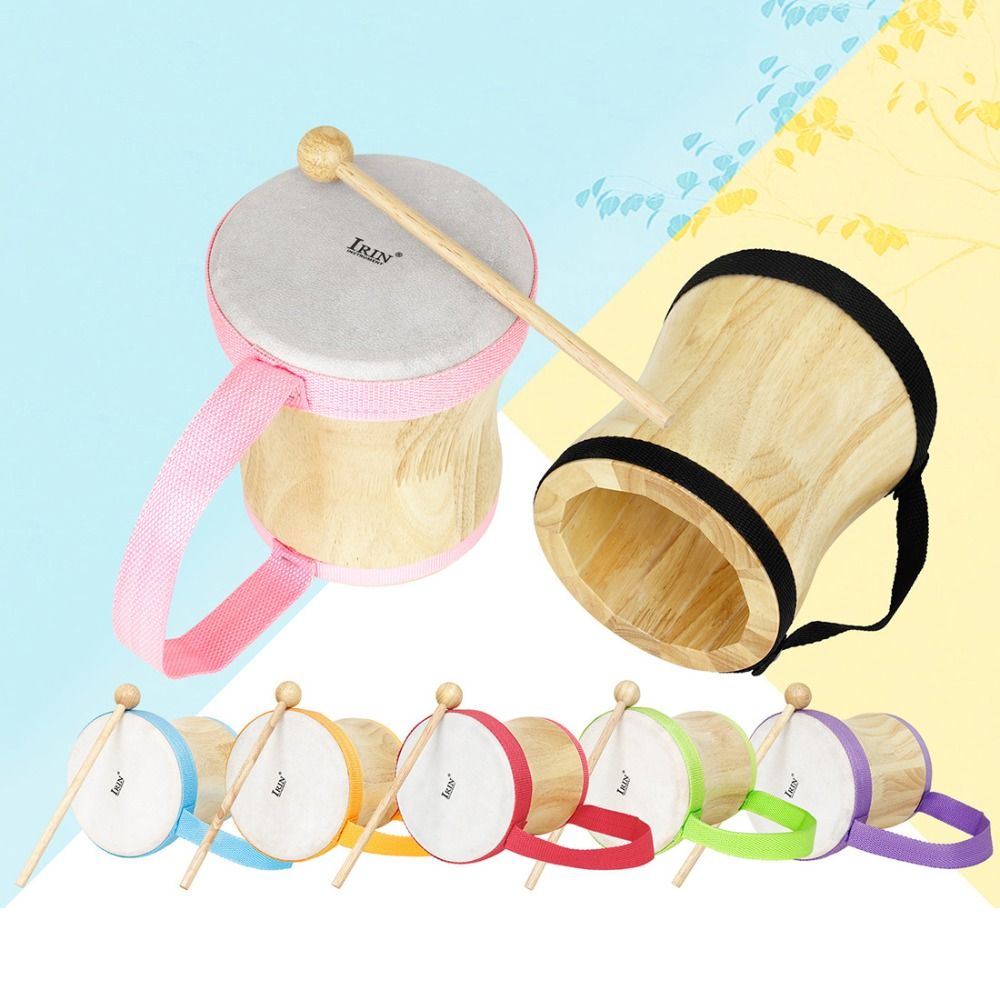 Tambor Indiano de Madeira para - Tambourine Hand Drum avaliação e preço