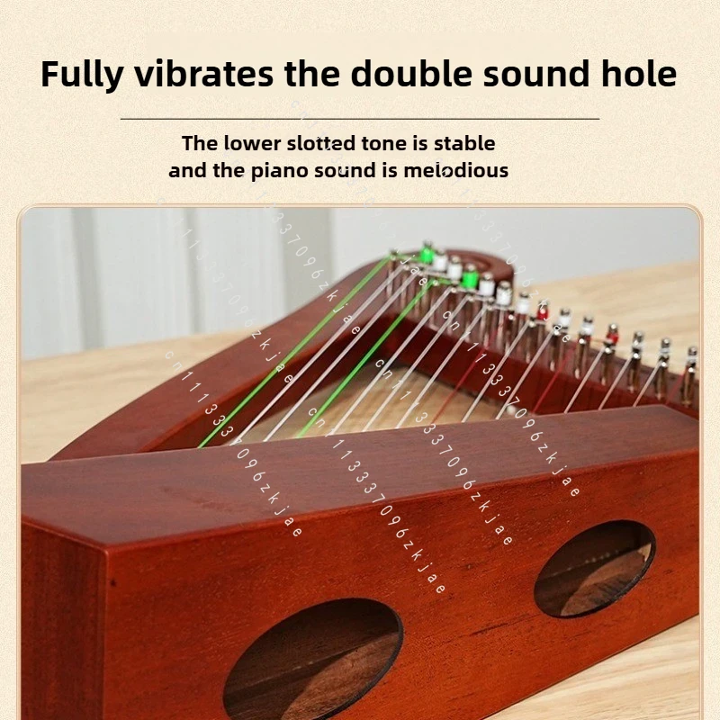 Harpa Artesanal de 15 Tons par - Musical Instrument Sounds avaliação e preço