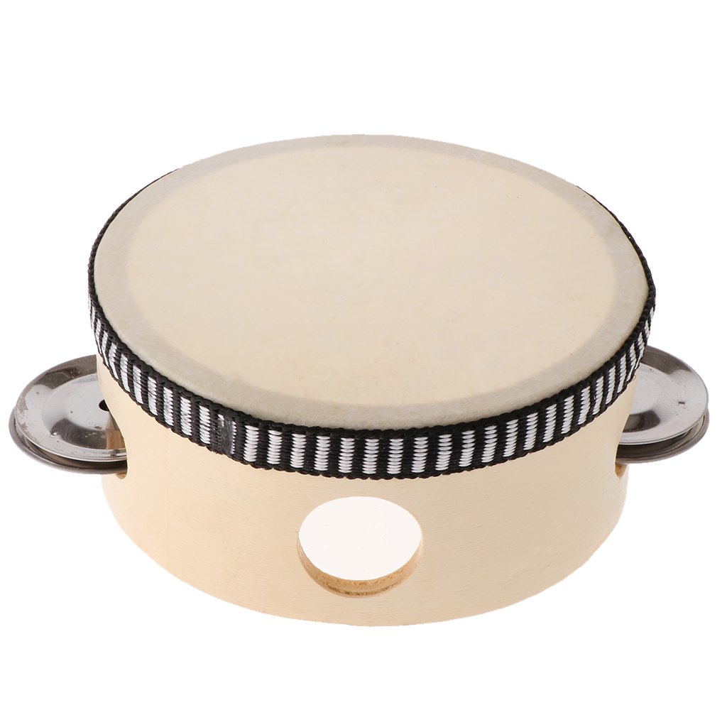 Pandeiro musical de madeira, i - Tambourine Hand Drum avaliação e preço