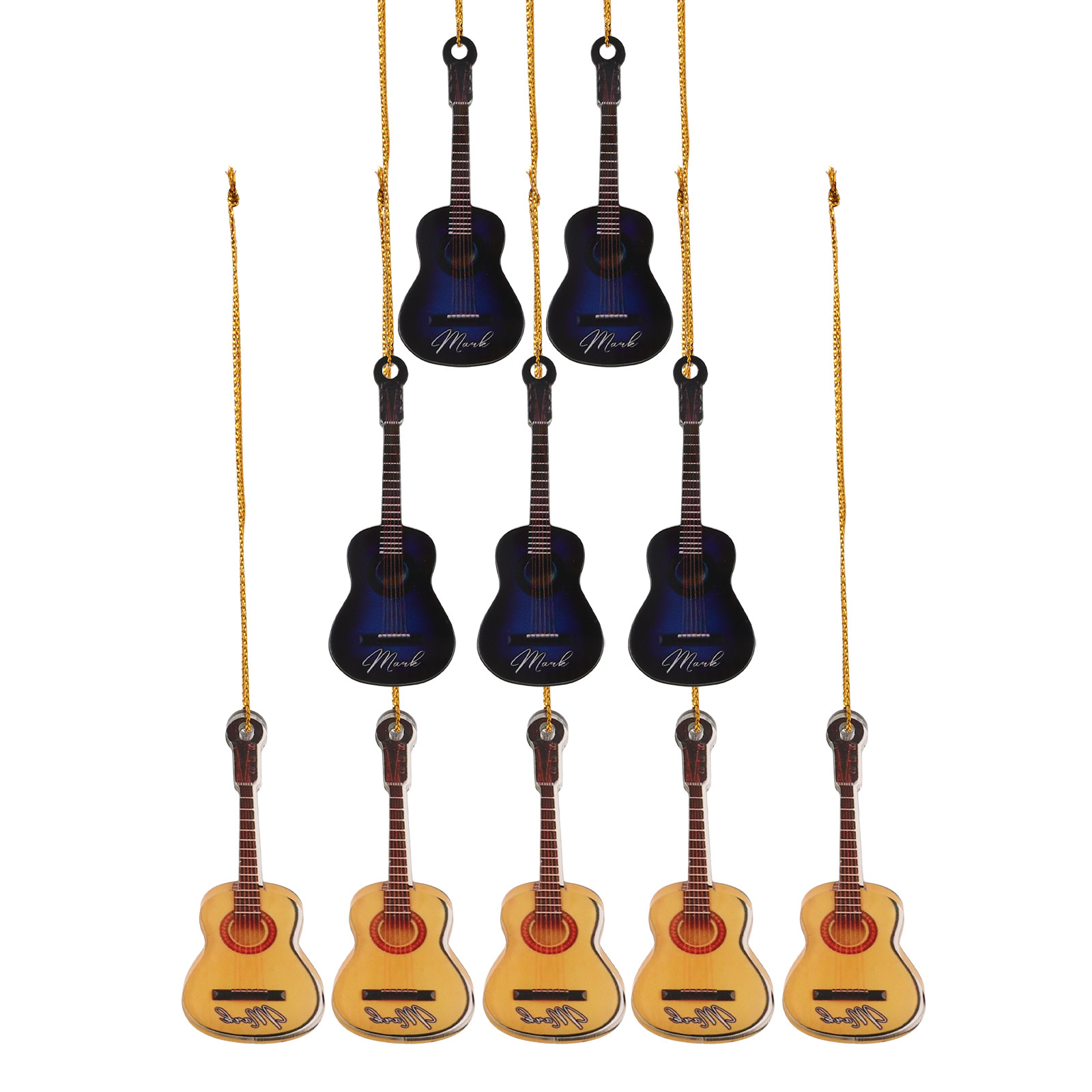 10 Peças de Enfeites de Natal  - Musical Instrument Xmas Ornaments avaliação e preço