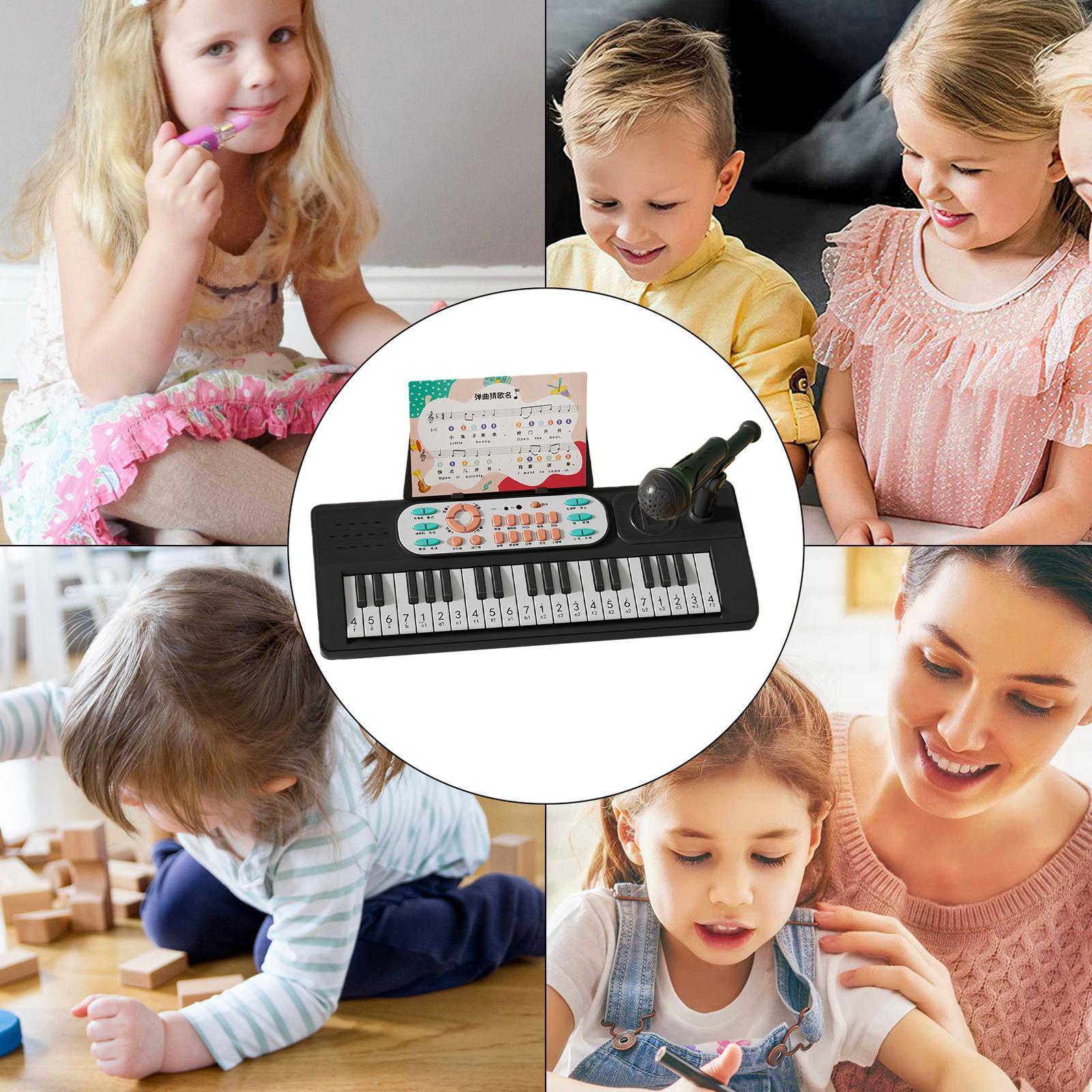 Crianças piano elétrico 37 tec - Song With Musical Instrument avaliação e preço