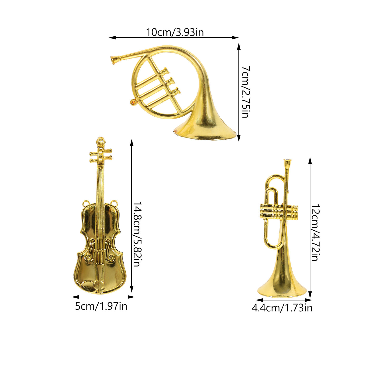 Kit de 12 Peças de Instrumento - Musical Instrument Xmas Ornaments avaliação e preço