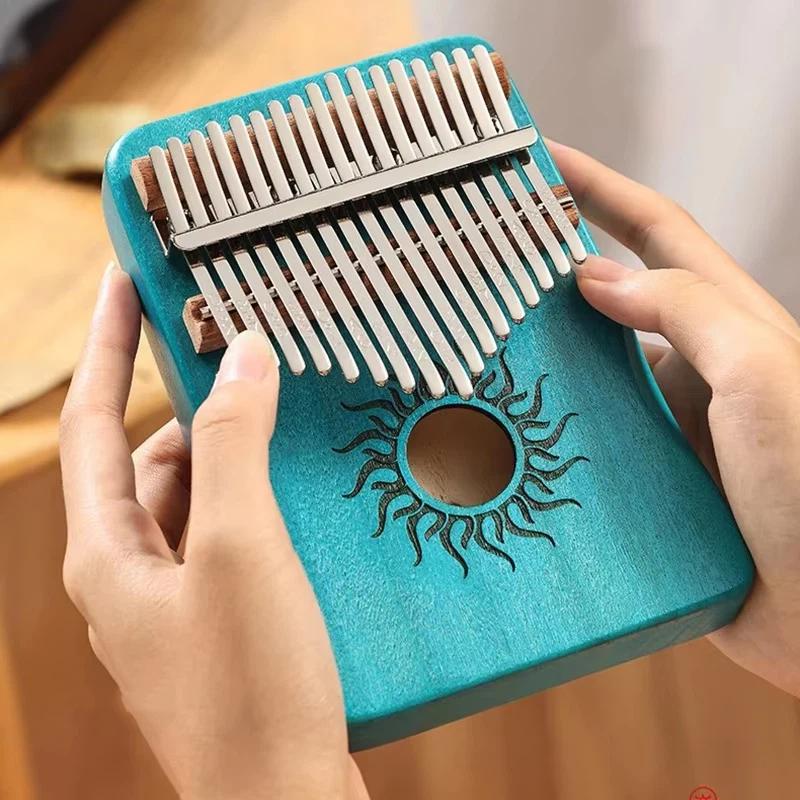 Kalimba de 17 Teclas em Madeir - Musical Instrument Easy To Learn For Adults avaliação e preço