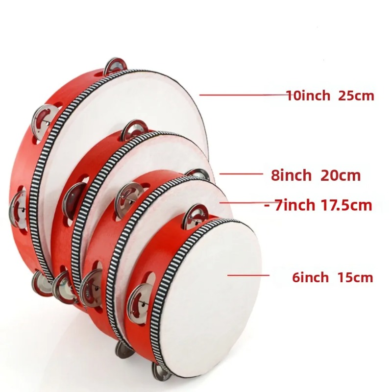 Tambor de Percussão Musical In - Tambourine Hand Drum avaliação e preço