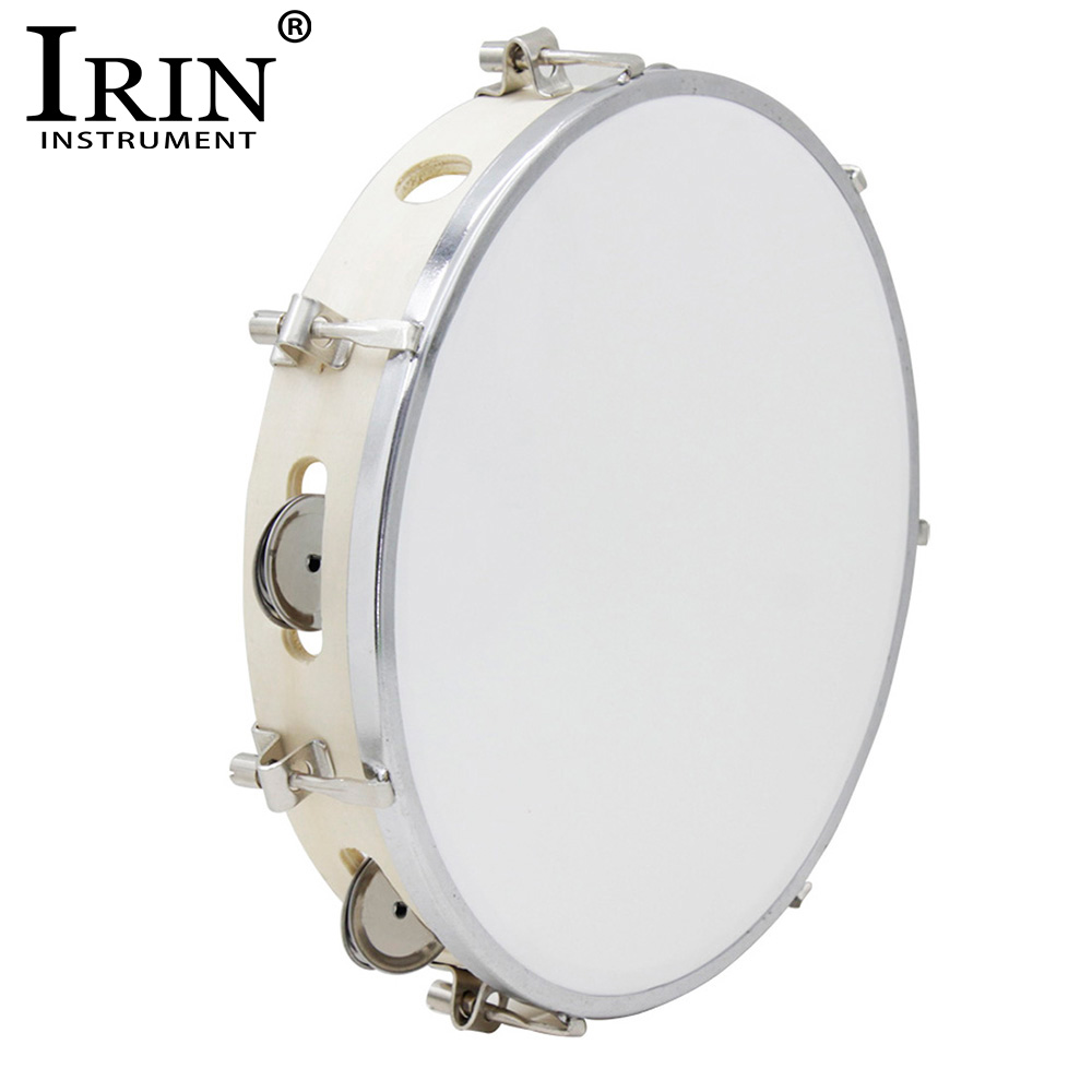 Irin 10 Polegada pandeiro pain - Tambourine Hand Drum avaliação e preço