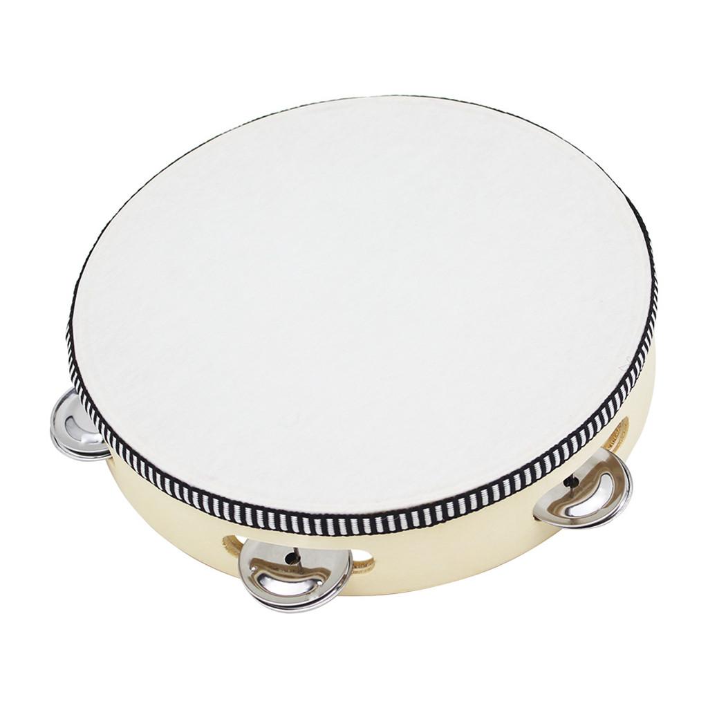 Tambor de Madeira para Criança - Tambourine Hand Drum avaliação e preço