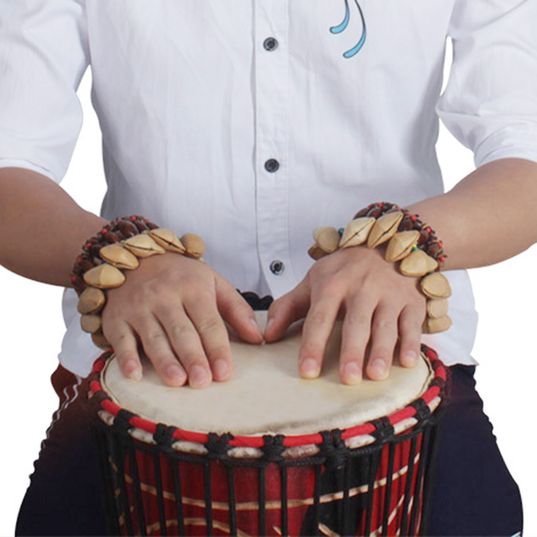 IRIN Sino de Mão com Concha de - Musical Instrument Djembe avaliação e preço