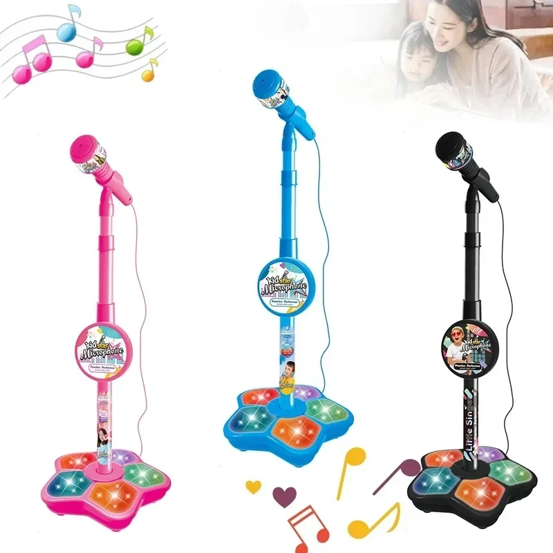 Crianças microfone com suporte - Song With Musical Instrument avaliação e preço