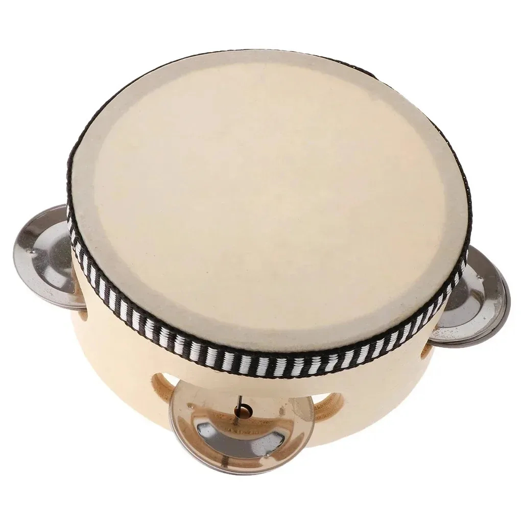 Tambor de mão de 6 polegadas c - Tambourine Hand Drum avaliação e preço