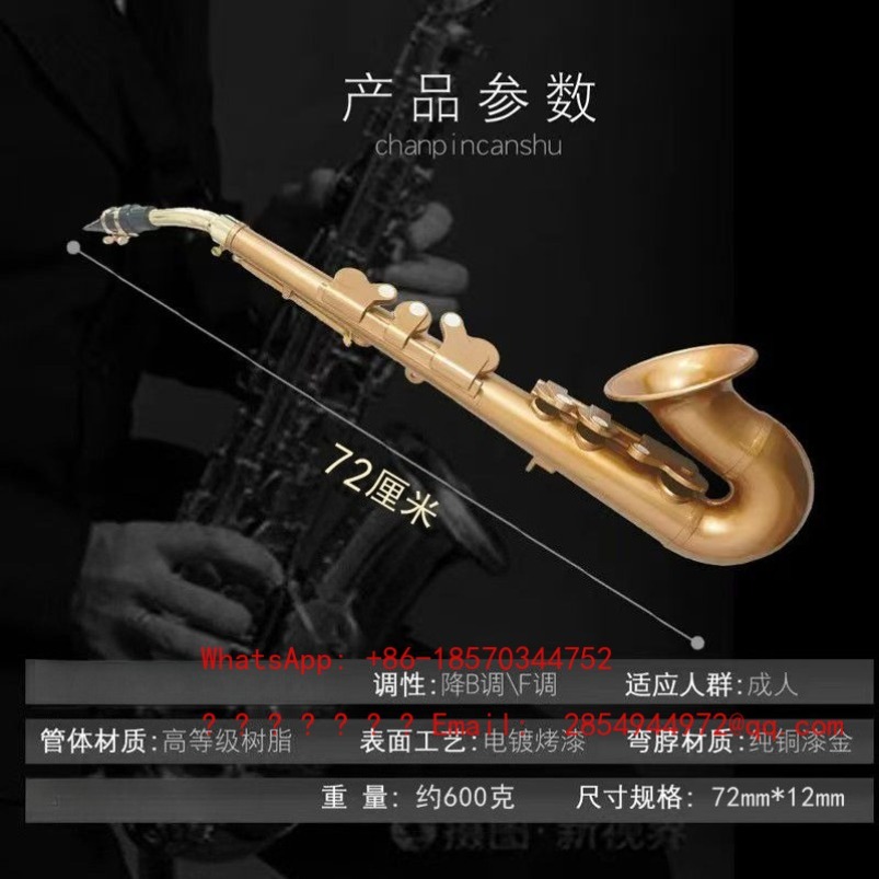Saxofone de Resina Instrumento - Musical Instrument Easy To Learn For Adults avaliação e preço
