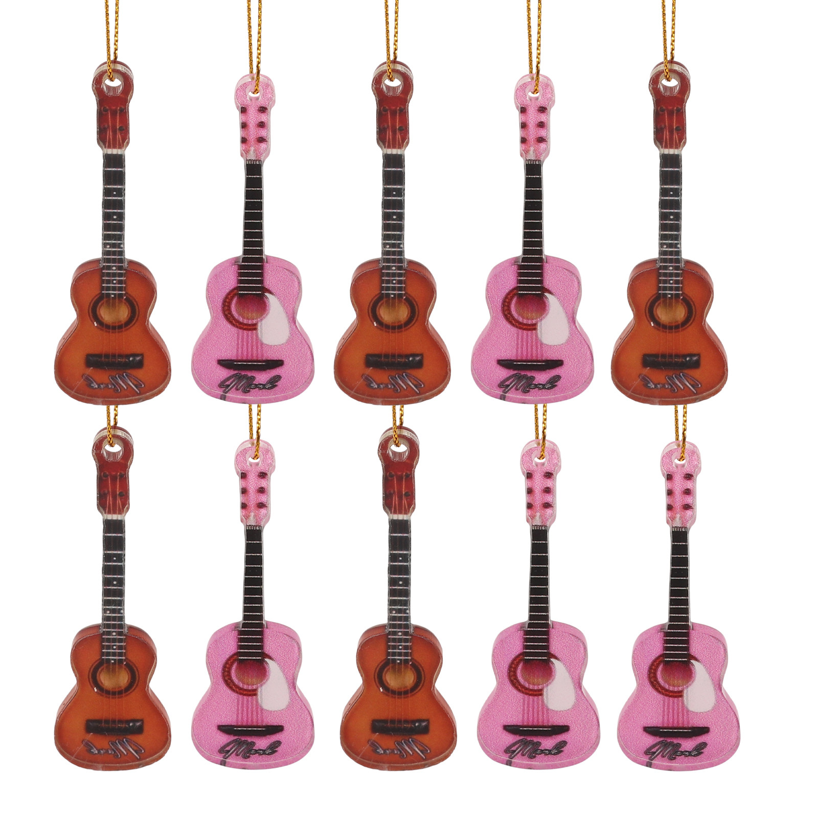 10 Peças de Enfeites de Natal  - Musical Instrument Xmas Ornaments avaliação e preço
