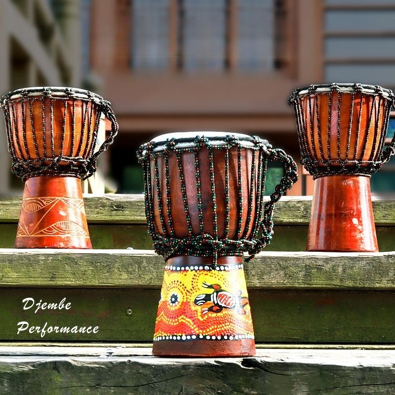 Tambor Africano Pequeno para C - Musical Instrument Djembe avaliação e preço