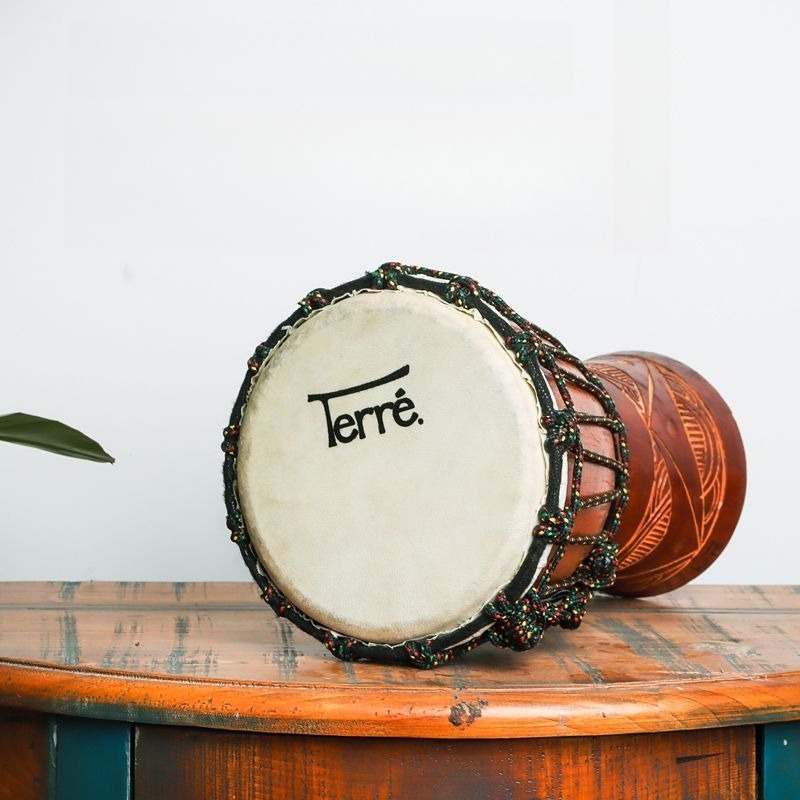 Tambor Africano Pequeno para C - Musical Instrument Djembe avaliação e preço