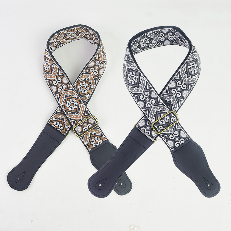 Correia de Guitarra Bordada co - Musical Instrument Sounds avaliação e preço
