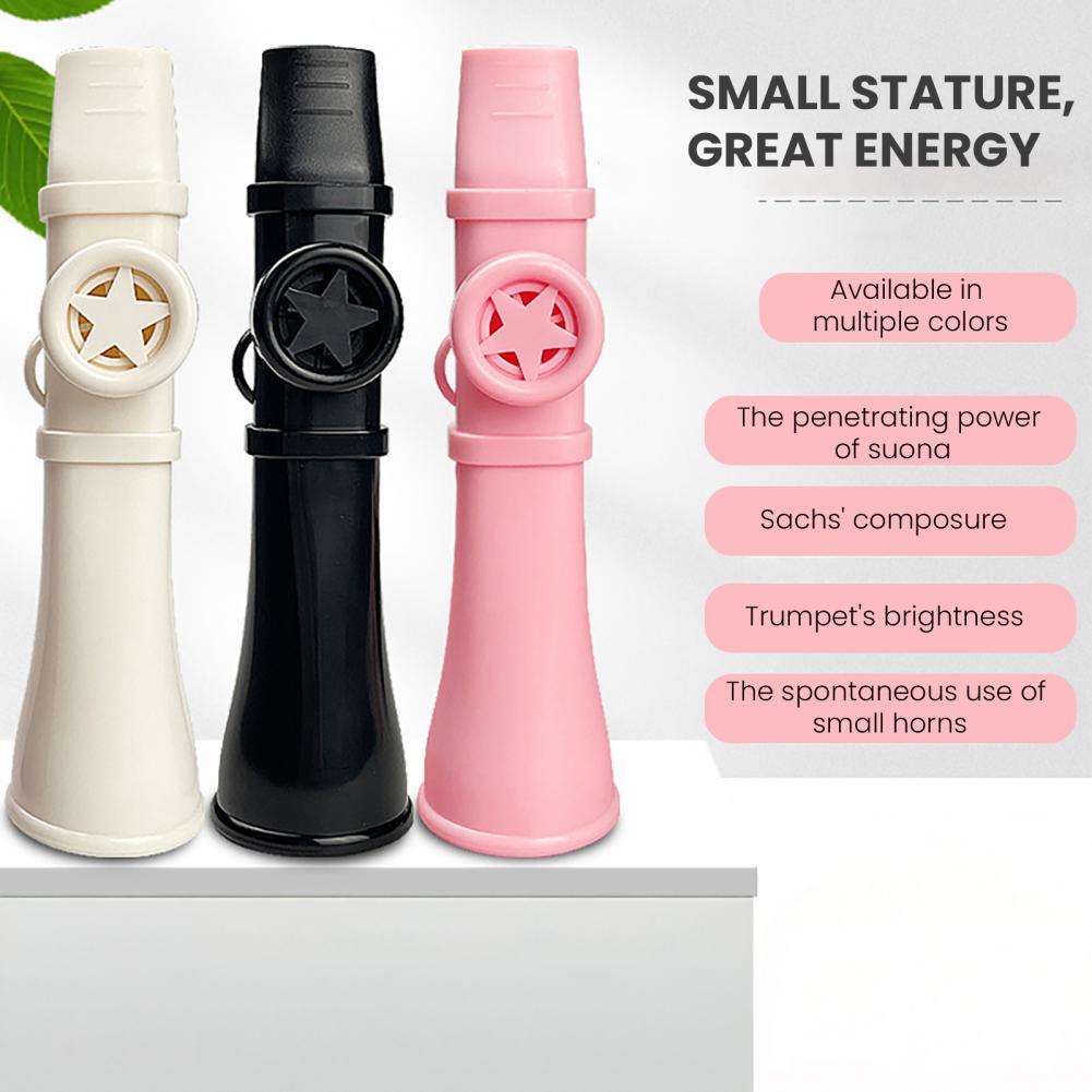 Kazoo de plástico com cordão,  - Musical Instrument Easy To Learn For Adults avaliação e preço